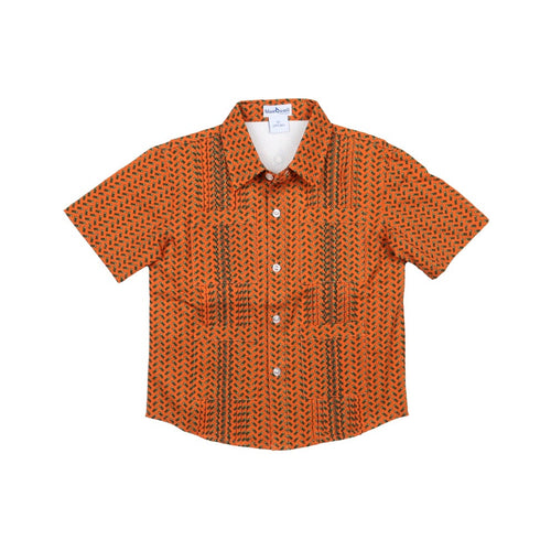 BQ24 Orange Shells Short Sleeve Shirt