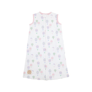 TBBC25 Beddie Bye Sleep Sack in Pink Up Up and Away