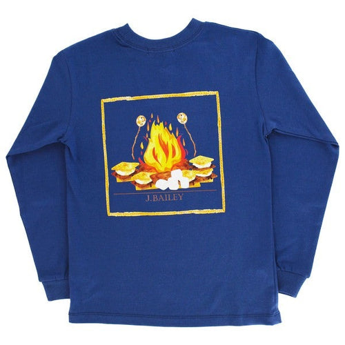 BB24 Smores Tee on Blue