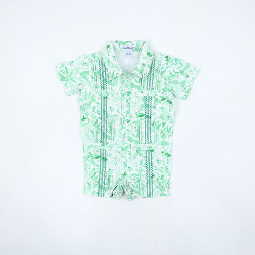 BQ25 Jade Jungle Guayabera Romper