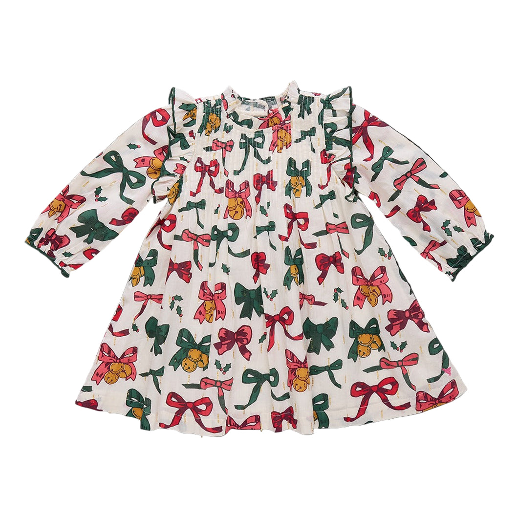 PC25 Jaipur Dress in Christmas Bows and Bells