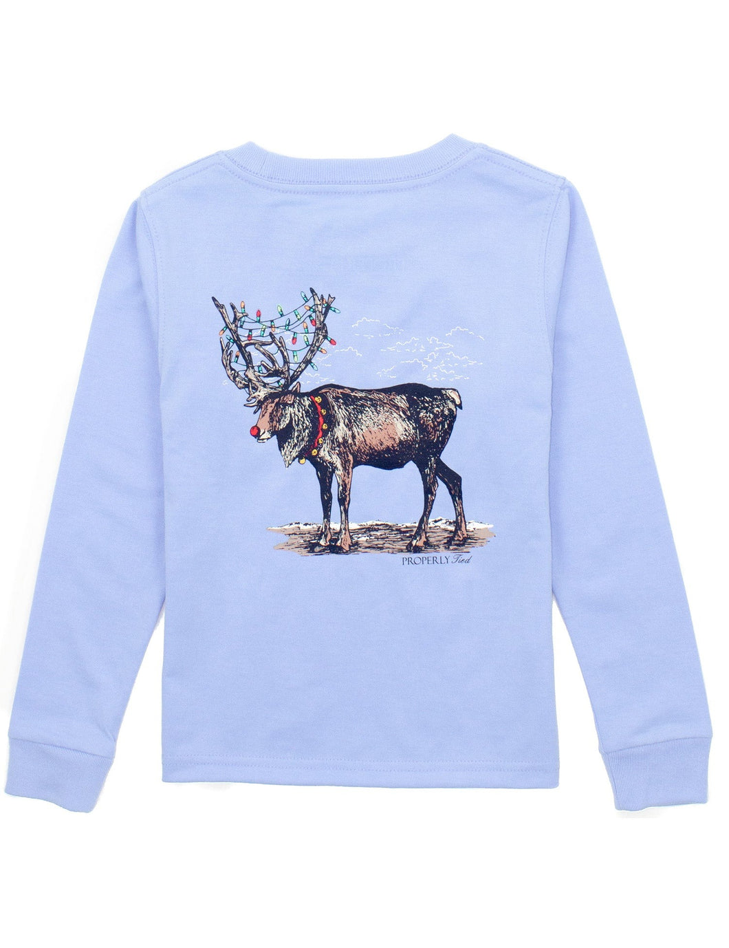 PT25 Reindeer on Light Blue