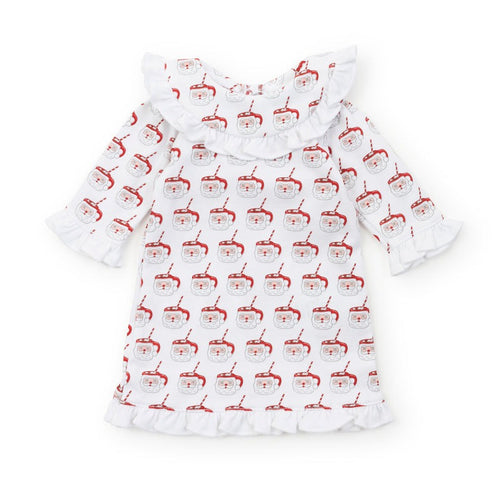 LH24 Dolly Dress in Hot Cocoa Santas