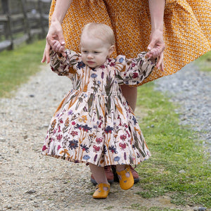 PC24 Baby Brooke Dress in Autumn Flowers