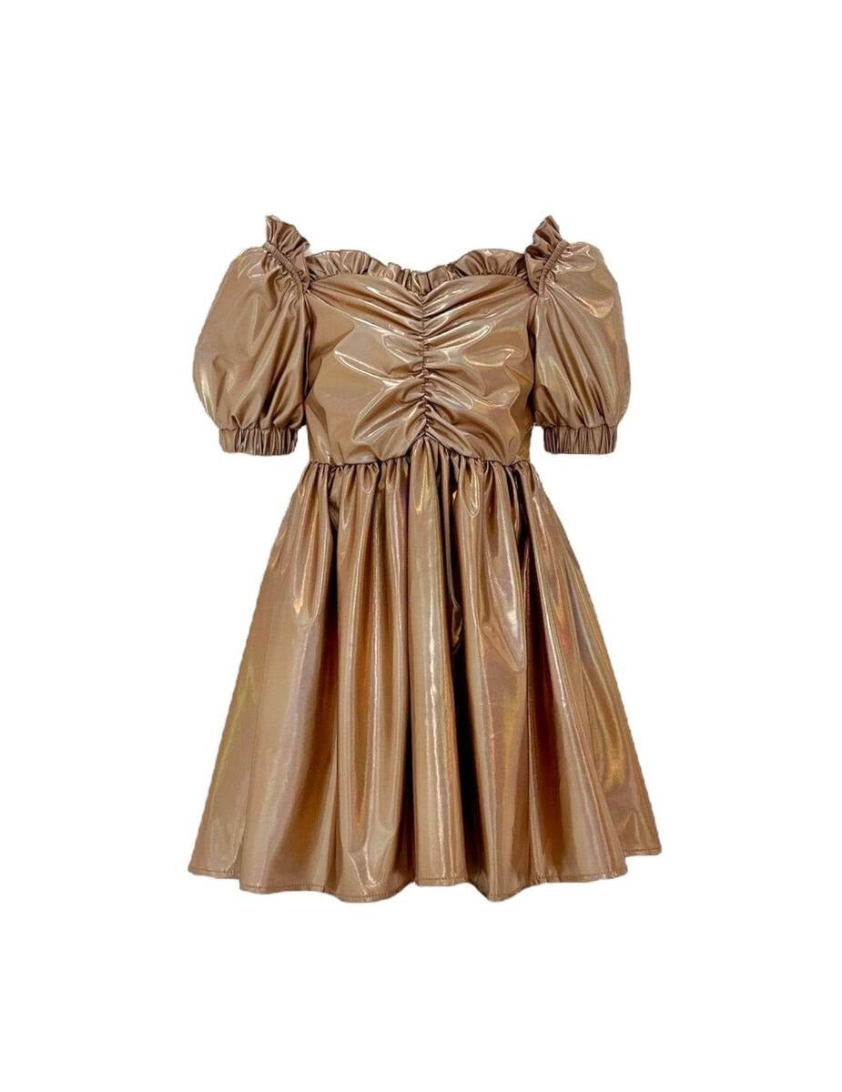 Goldie Metallic Dress