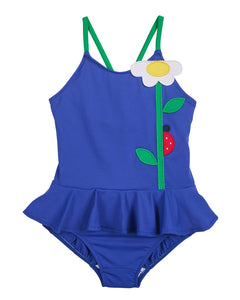 FE25 Skirted Swimsuit with Flower