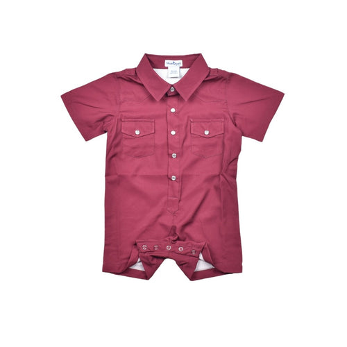 BQ24 Maroon Romper