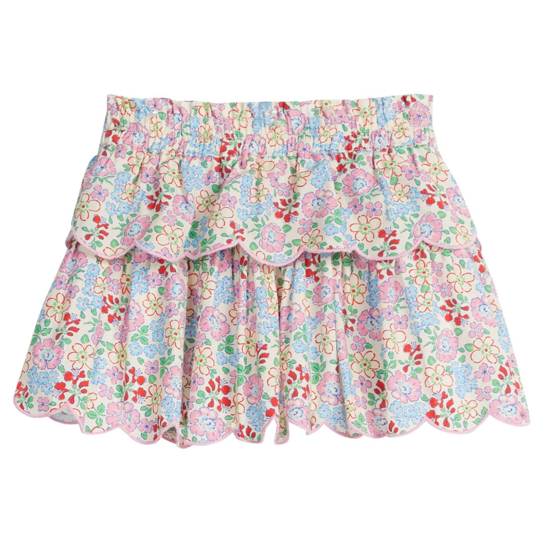 BSB25 Tiered Skort in Bloomsbury Blossoms