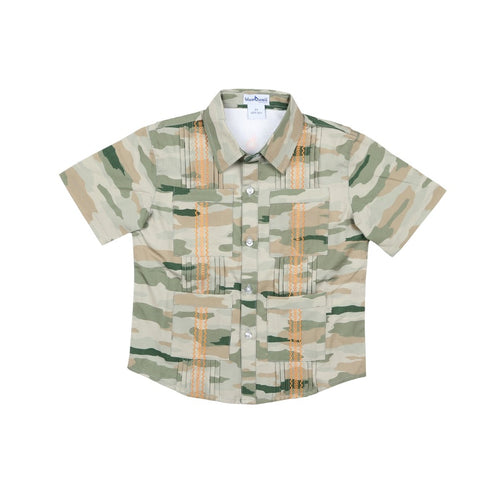 BQ24 Classic CamoGuayabera