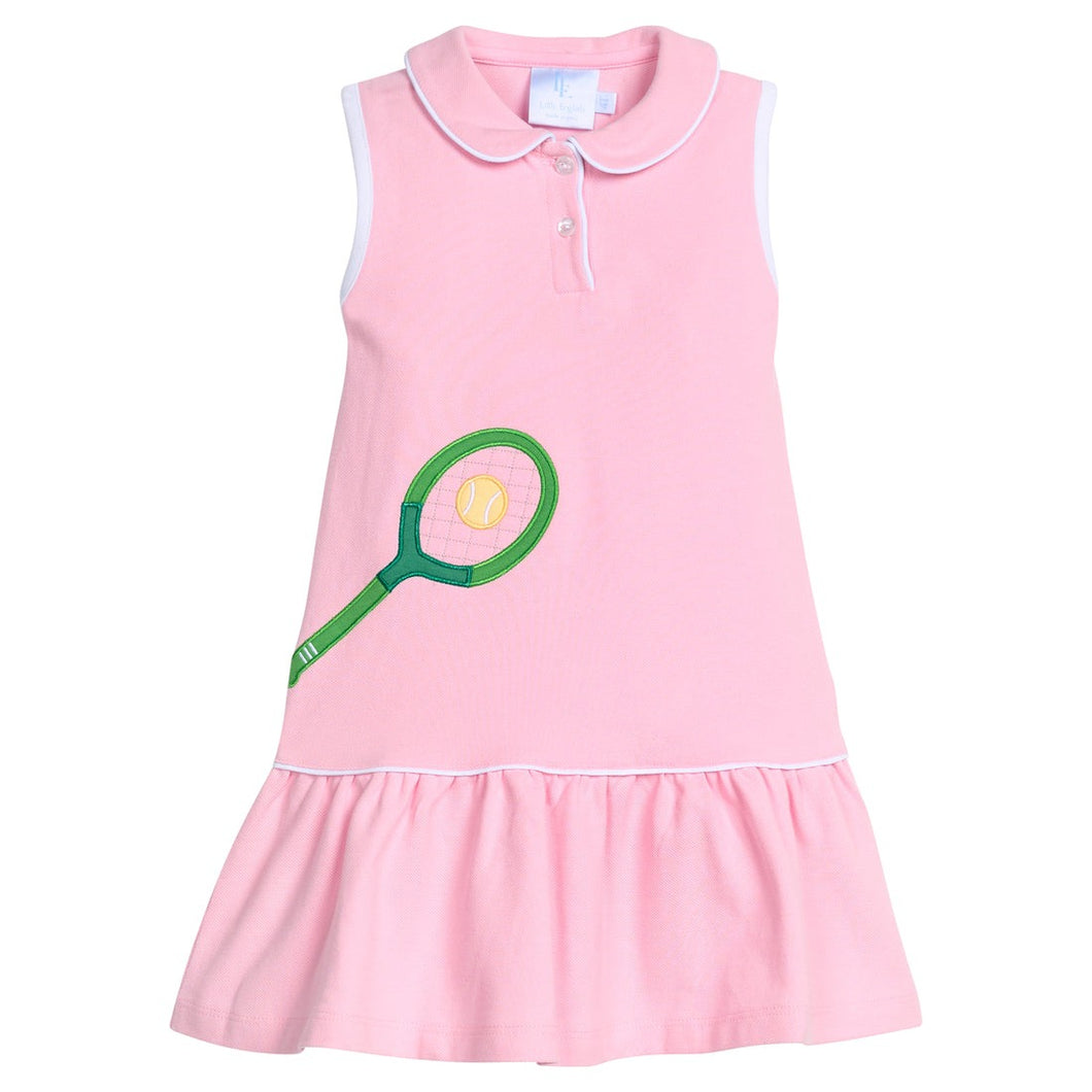 Le25 Tennis Applique Polo Dress