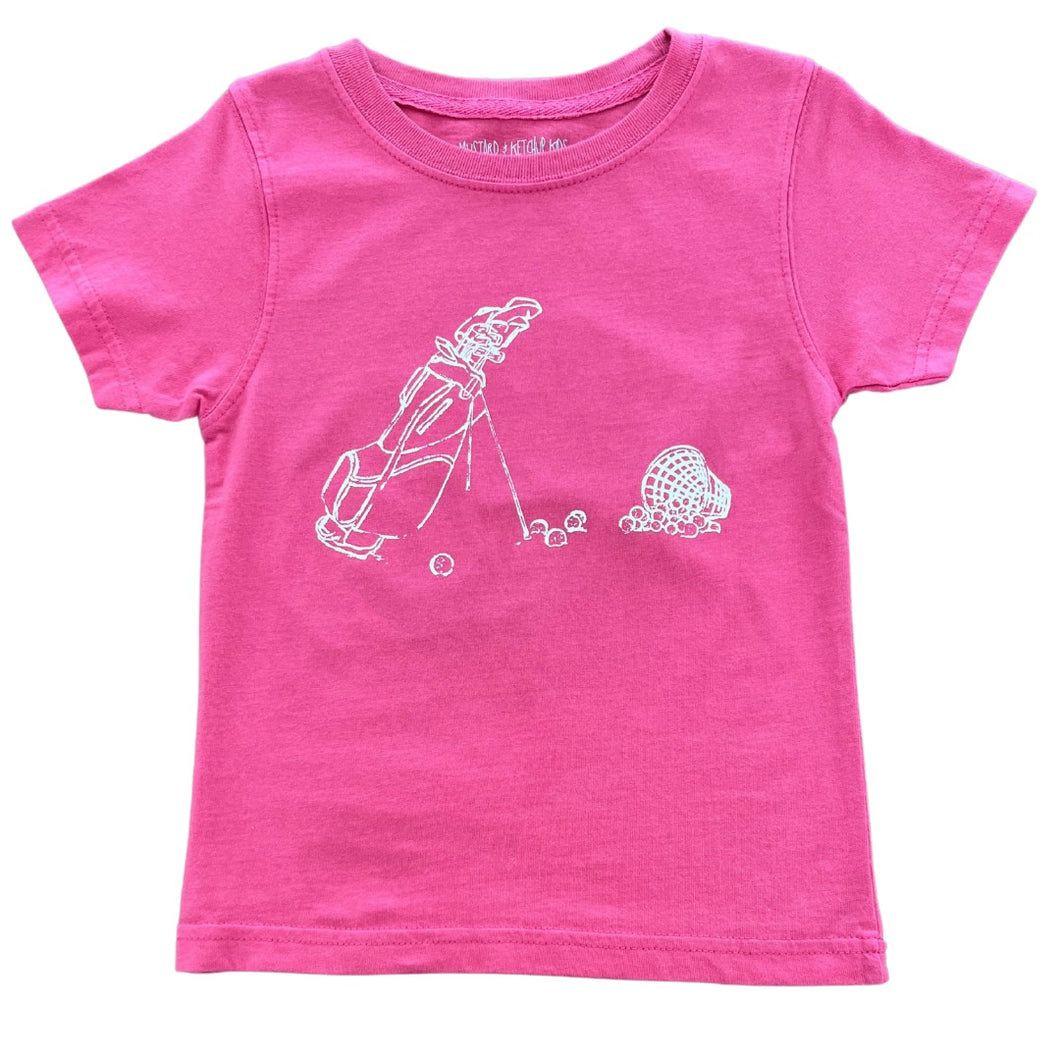 MKK25 Pink Golf Bag Tee