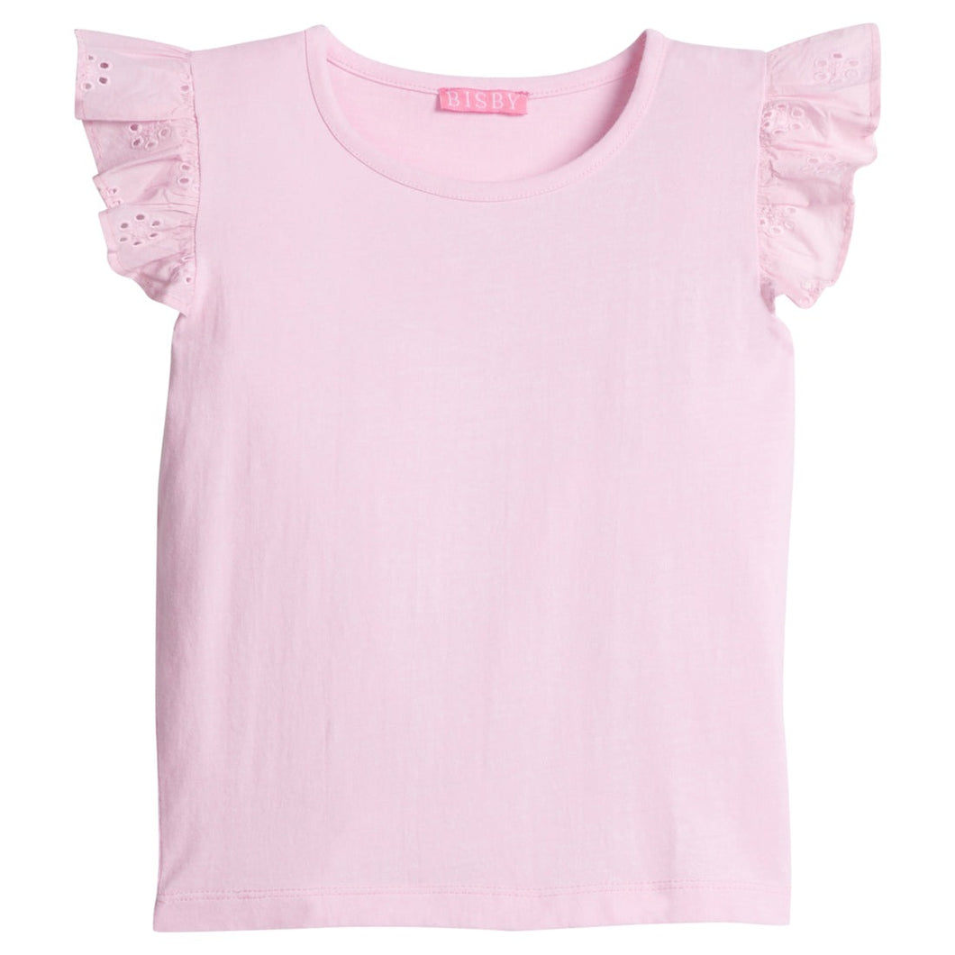 BSB25 Pink Eyelet Tank