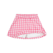 TBBC25 Searcy Skort in Hamptons Hot Pink Gingham