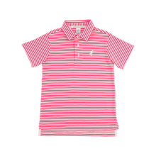 TBBC25 Prim and Proper Polo in Palm Springs Punch Stripe