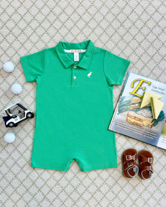 TBBC25 Sir Propers Romper in Kiawah Kelly Green