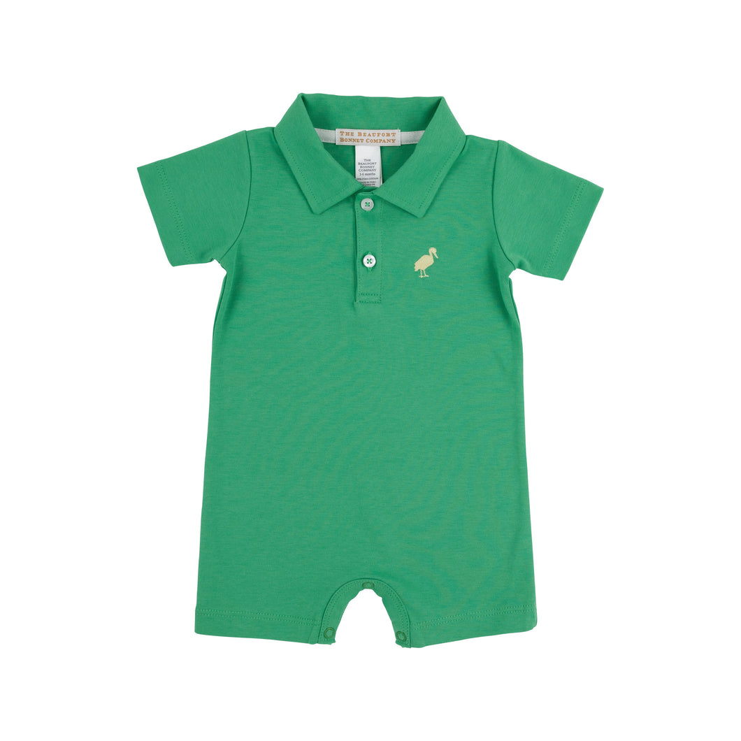 TBBC25 Sir Propers Romper in Kiawah Kelly Green