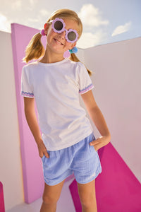 BSB25 Ric Rac Tee in Hydrangea