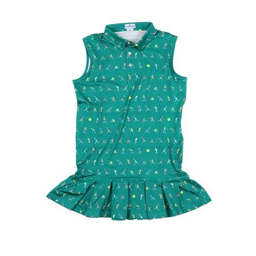 BQ25 Tennis Court Polo Dress