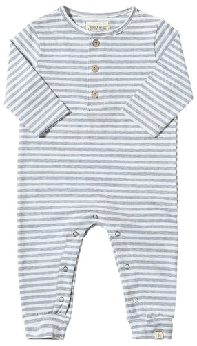 MH24 Grey Stripe Mason Romper