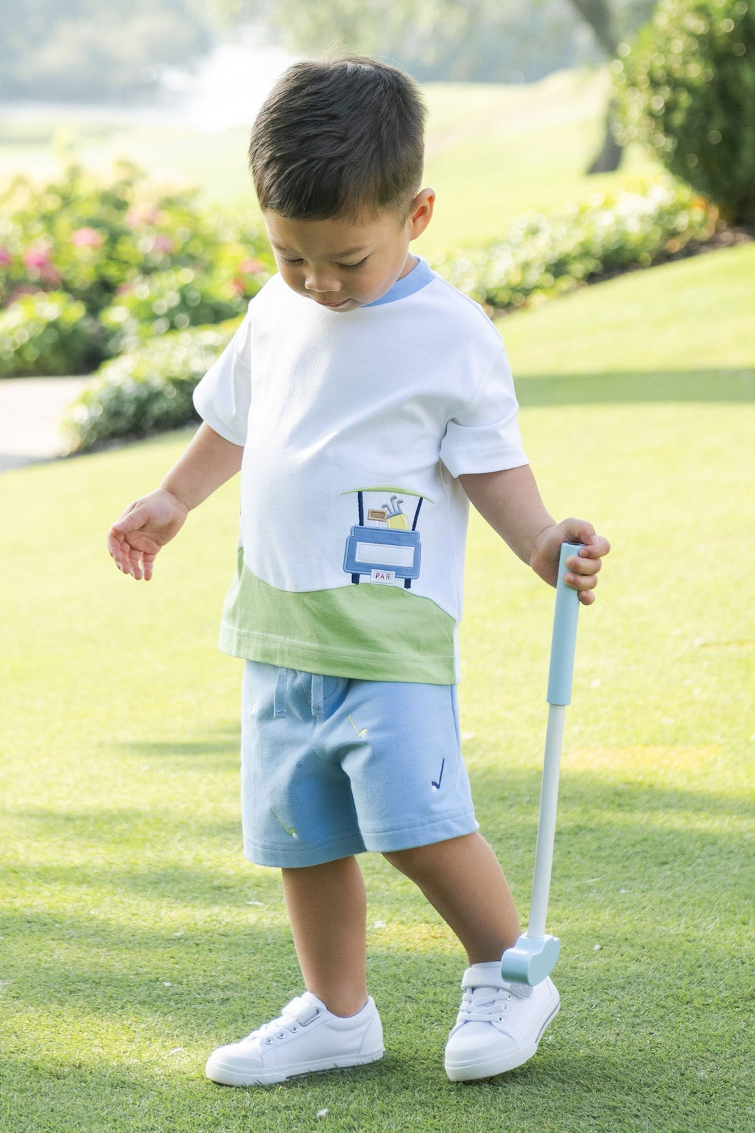 FE25 Knit Short Set with Golf Cart