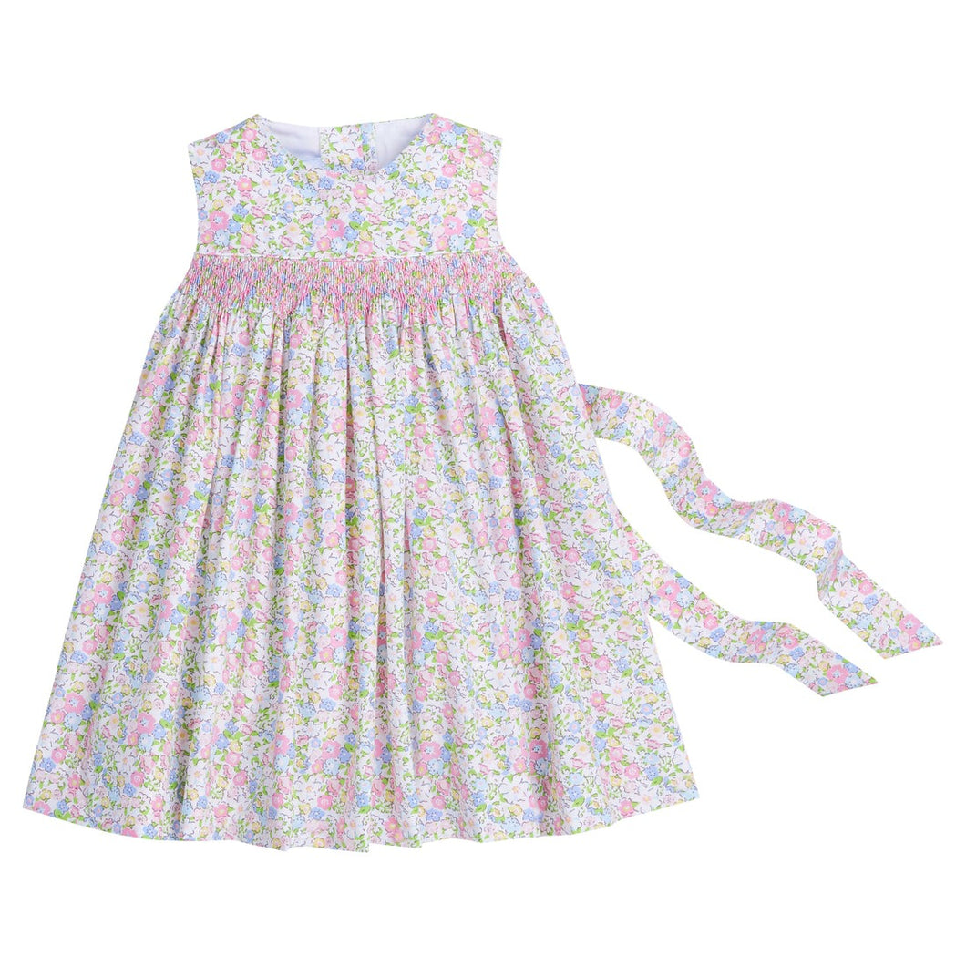 LE25 Cheekwood Floral Simply Smocked Dress