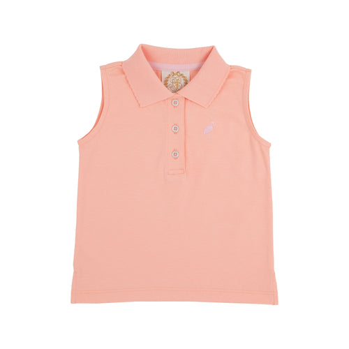 TBBC25 Sleeveless Anna Price Polo in Pompano Peach