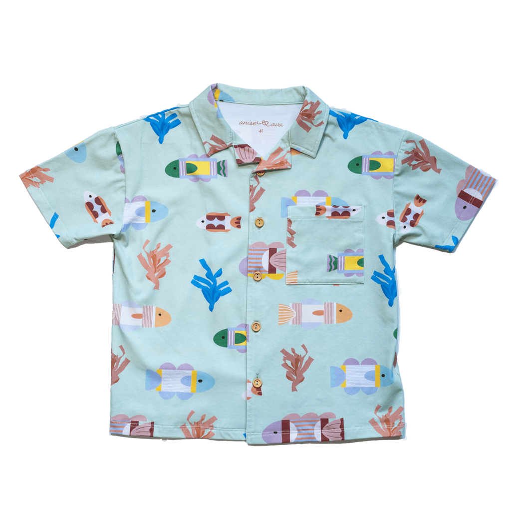 A&A25 Origami Ocean Cory Shirt