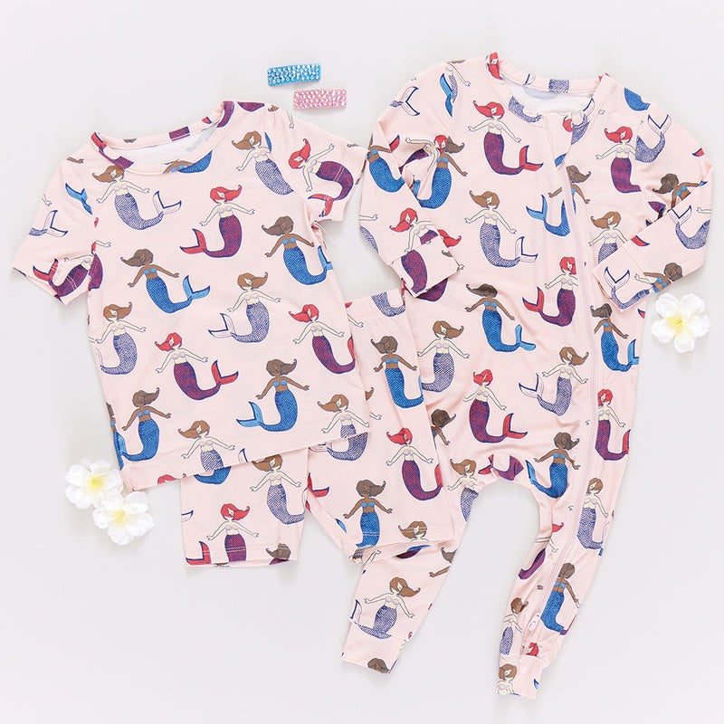 Bamboo PJ Set in Mystical Mermaids