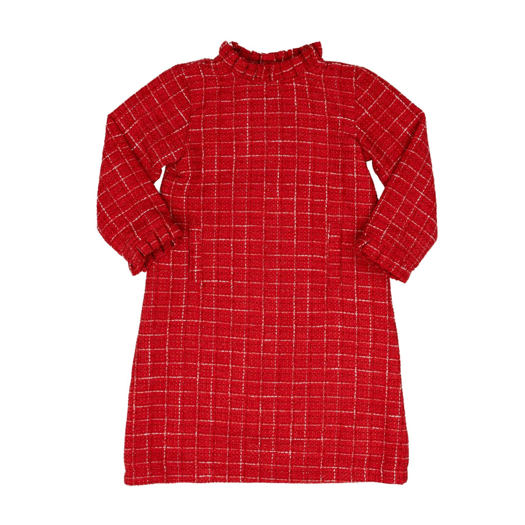 TO24 Kate Red Tweed Dress