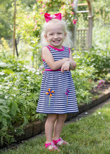 FE25 Stripe Knit Dress with Pinwheels