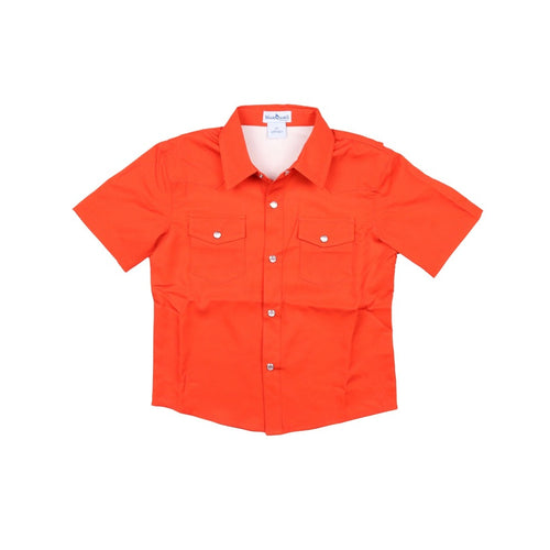 BQ24 Red Pearl Snap Shirt