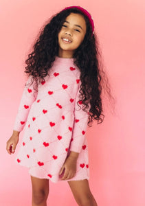LATB25 Sweetheart Sweater Dress