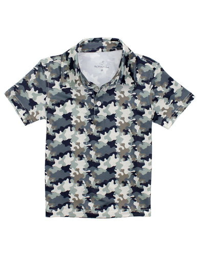 PT25 Backwater Camo Inlet Polo