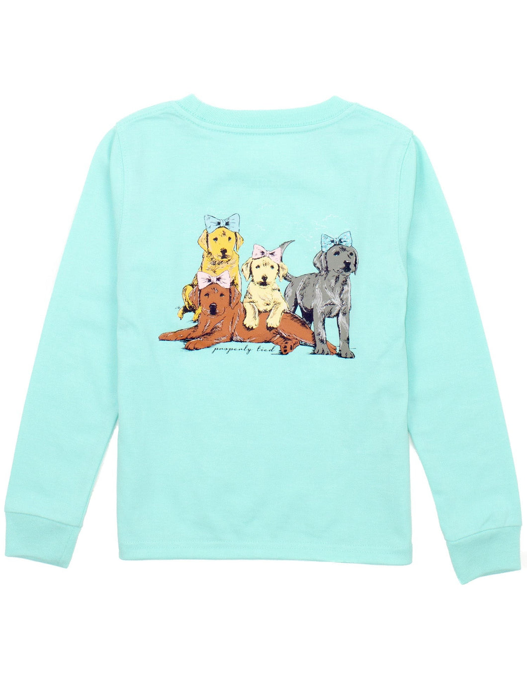 PT25 Girls Puppy Pile Tee
