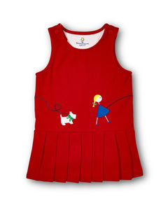FE25 Girl Walking Dog Set