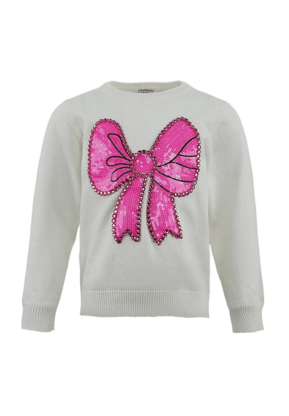 LATB25 Pinky Big Bow Sweater