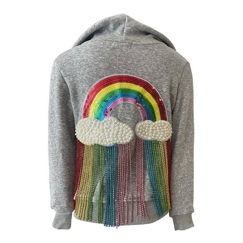 LATB25 Crystal Rainbow Rain Hoodie