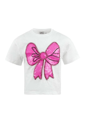 LATB25 Pinky Big Bow Tshirt