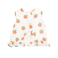 Plaid Peaches Ruffle Top and Bloomer Set