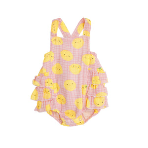 Lemons Ruffle Sunsuit