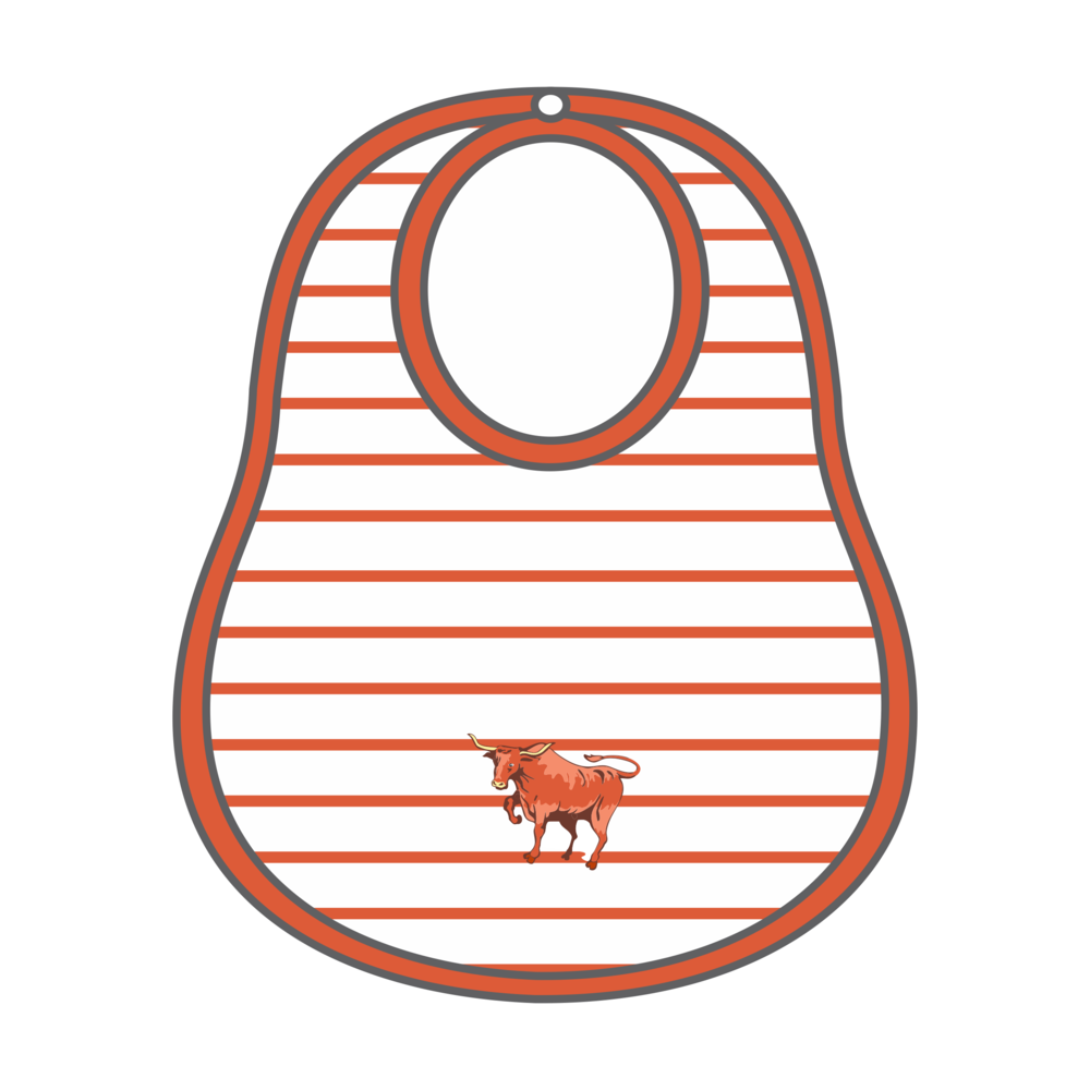 Longhorn Bib