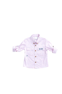 Girl's Pink Fishing Shirt
