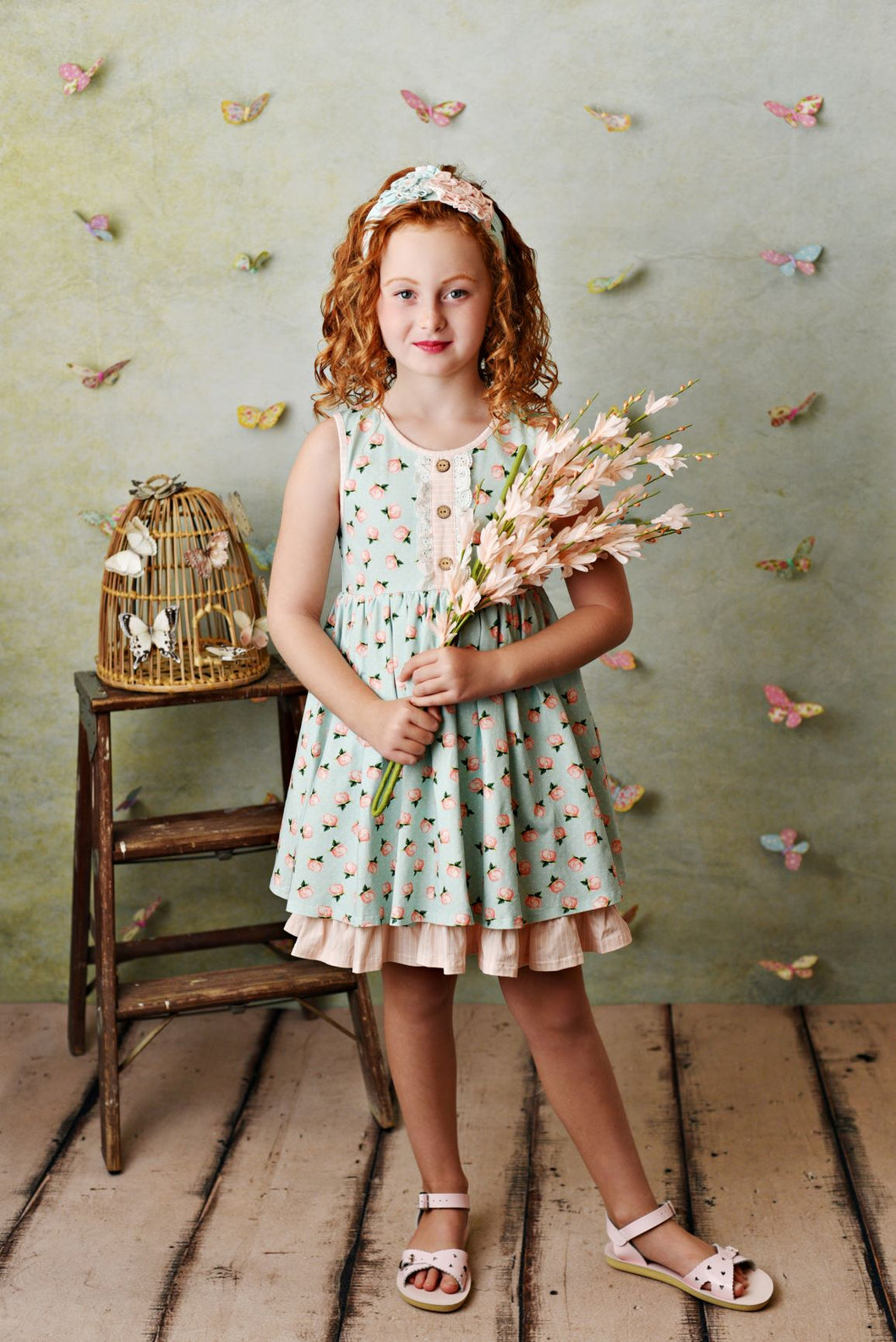 Blush Petal Dress with Shorties