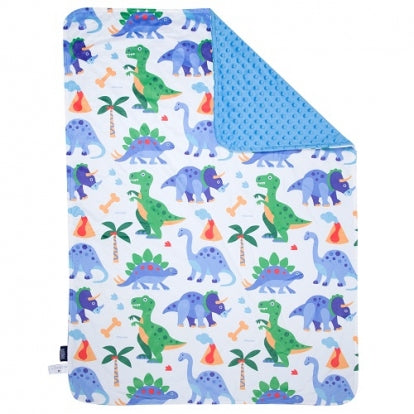 Dinosaur Land Plush Blanket