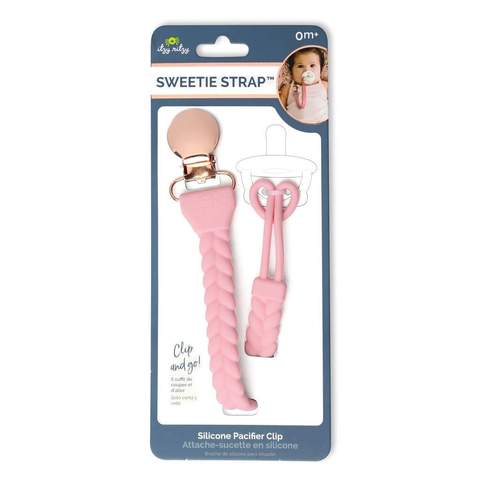 Pink & Rose Gold Paci Clip