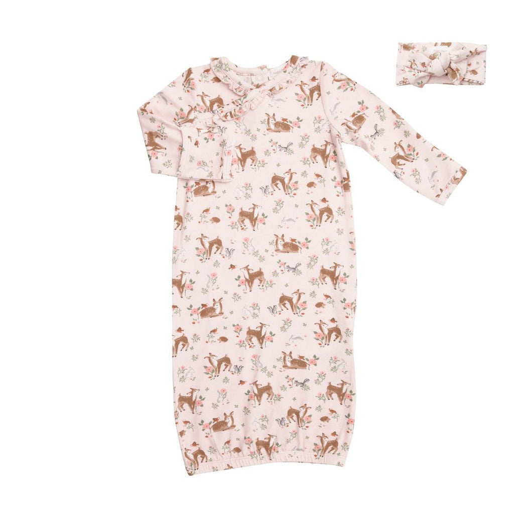 Woodland Animals Gown Set