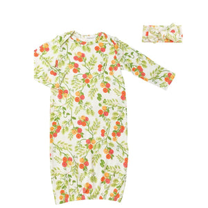 Baby Tomatoes Gown Set