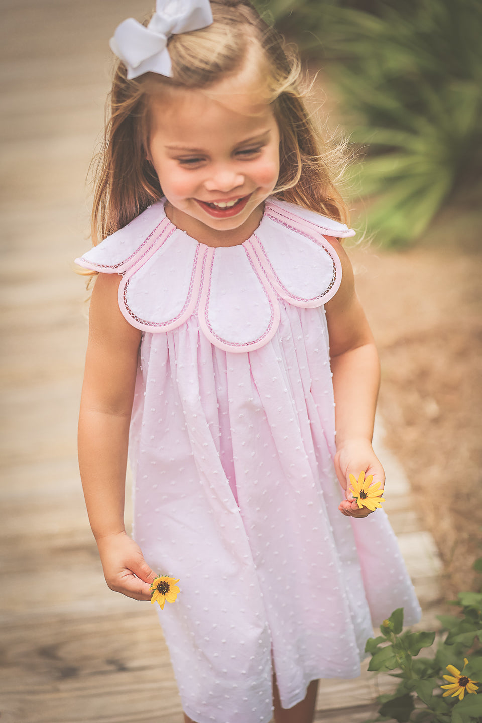 Lisette Swiss Dot Tulip Dress