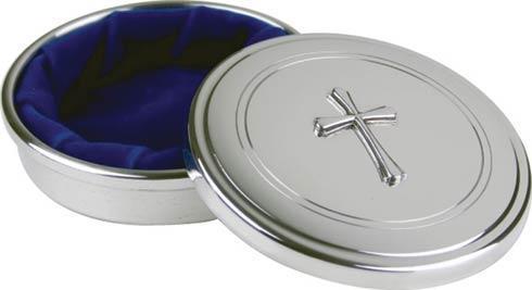 Pewter Cross Keepsake Box