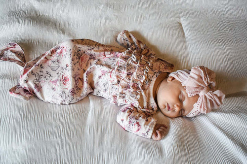 Rosy Posy Knot Gown